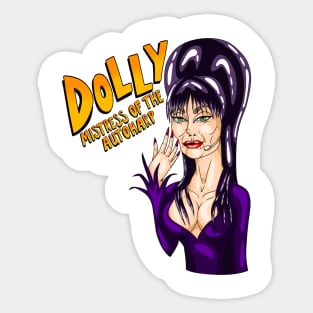 Dolly, Mistress of the Auto-harp. Sticker